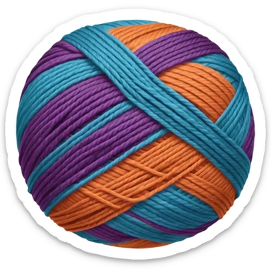 Knitting Yarn sticker