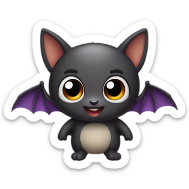 cute bat sticker