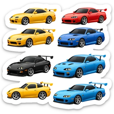 fast and furious movie emojis sticker