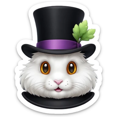 Magic rabbit out of a hat rabbit out of a hat sticker