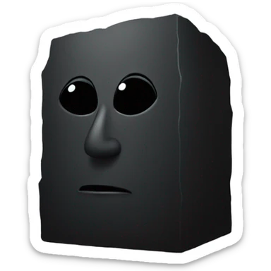 black monolith sticker