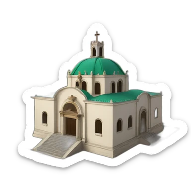 Catholic Temple of Mexico sticker