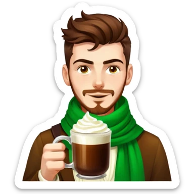 Irish Coffee sticker