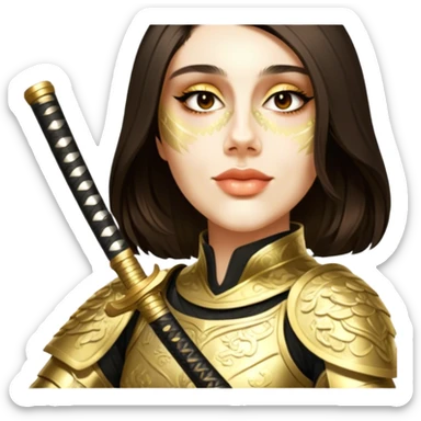Golden Samurai sticker