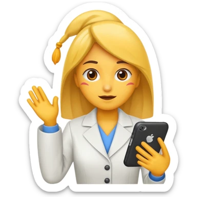 emoji de ofrecer los servicios (DE EDICION DE VIDEO) de una manera inteligente y organizada sticker