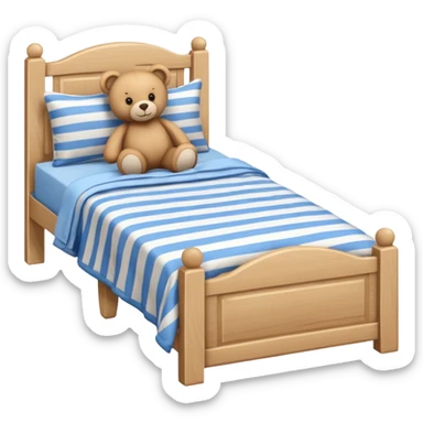 bed for kid sticker