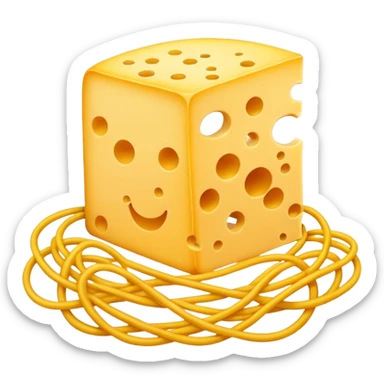 cheese threads sticker