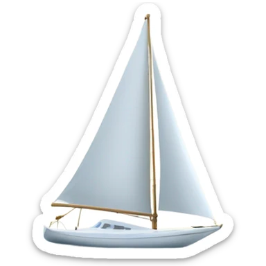 Vela blanca aeathetic  sticker