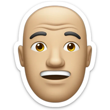 Un mec qui insulte sticker