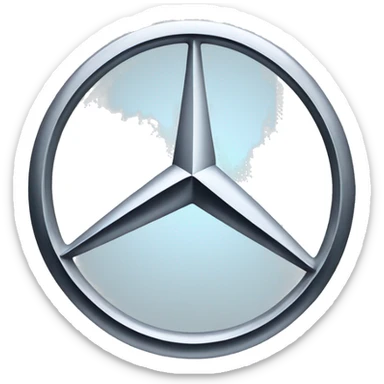 Mercedes benz logo sticker