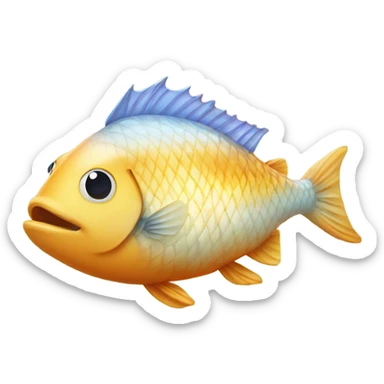 Sweet and sour fish sticker