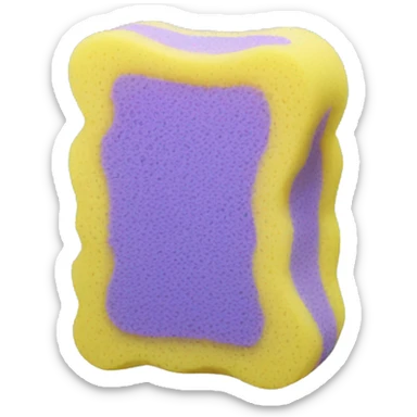 cleaning sponge sticker