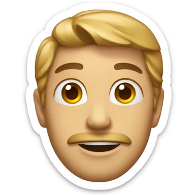 Emoji tímido sticker