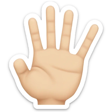 several fingers pointing towards the middle one sticker