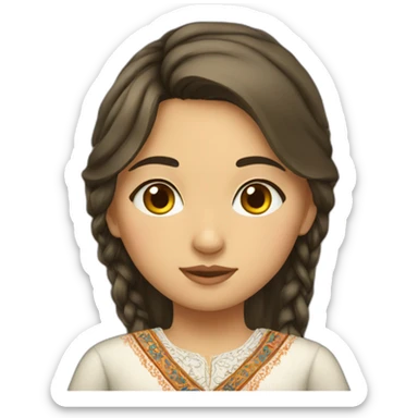 uzbek-girl sticker