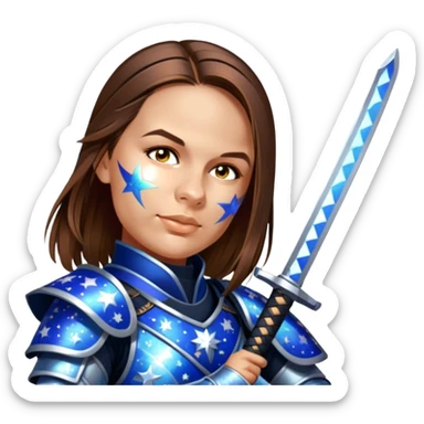 Celestial Samurai sticker