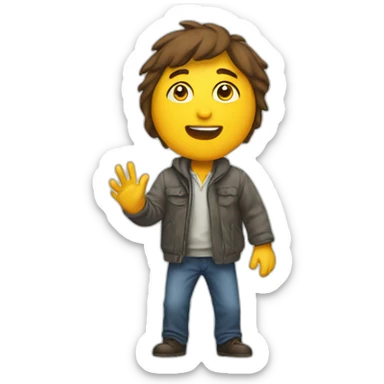 leaving a room sticker