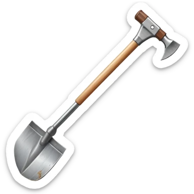 Gardening tool hoe￼ sticker