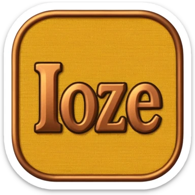 An embroidered patch with the word "BRONZE" on it sticker