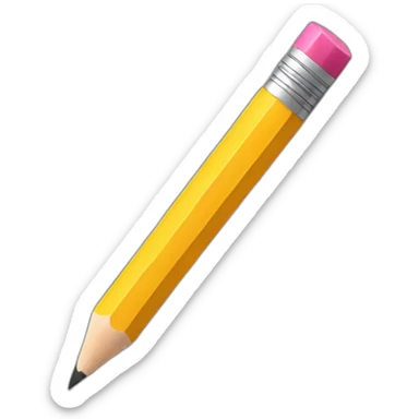 Pencil sticker