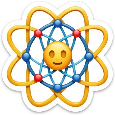 Quantum mechanics sticker