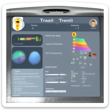 memory journal database in a threadmill sticker