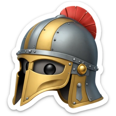 Medieval Helmets with mouse sticker