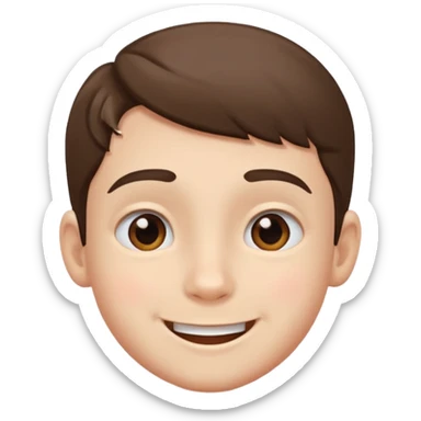 A boy showing right cheek to her mother asking for a gentle playful slap only boy no picture of mother included in emoji
Give side view of right cheek sticker