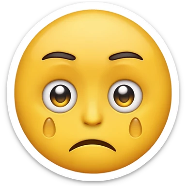 An emoji that is upset becuase it was told no sticker