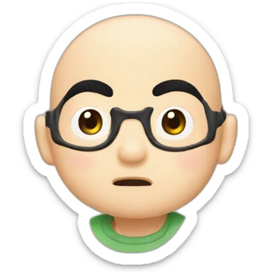 Shin chan riendose sticker