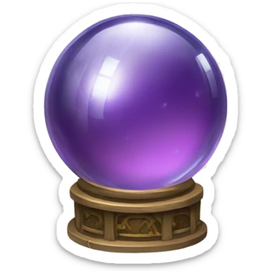 crystal ball dragon ball sticker