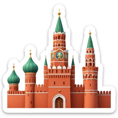 Moscow  Mini Kremlin Tower sticker