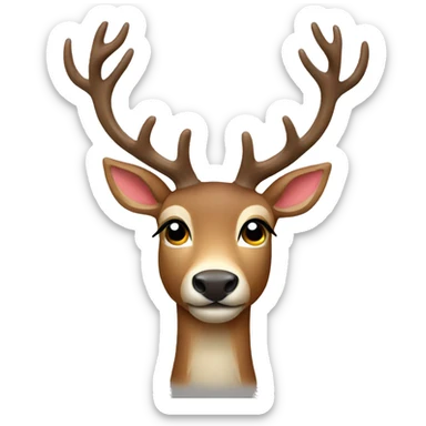 Christmas deer  sticker