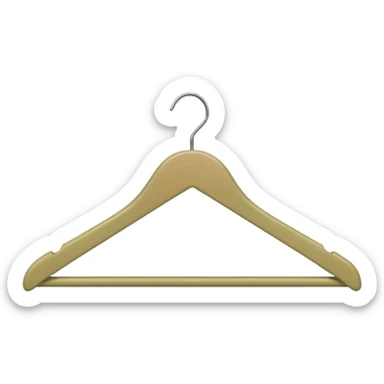 pale olive hanger sticker