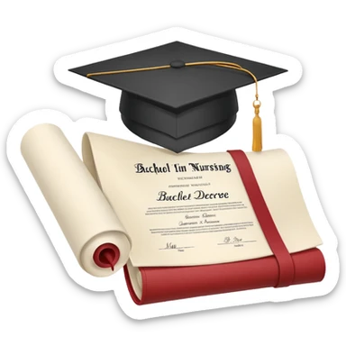 bachelor's degree in nursing sticker
