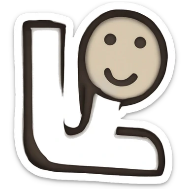 La lettre "T" et la lettre "M" avec la lettre "+" au milieu  sticker