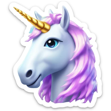 sparkling unicorn blockchain sticker