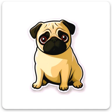 pug sticker