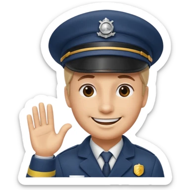 train driver sticker