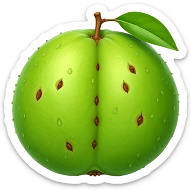 egzotic sour guava make more egzotic and fun sticker