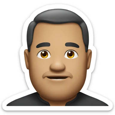 A man with a big fat ass sticker