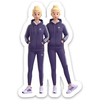 vova adidas sportswear sticker