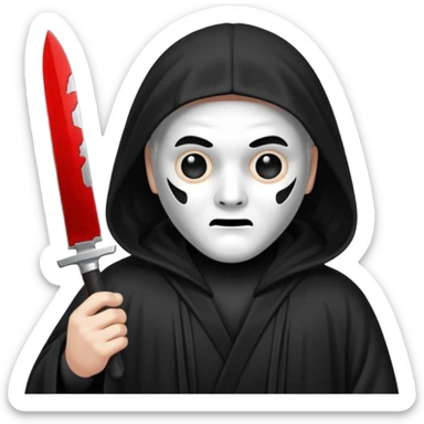 ghostface sticker