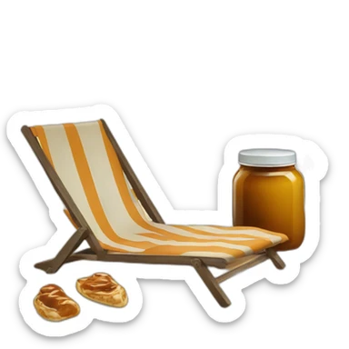marmite en vacance a la plage sticker