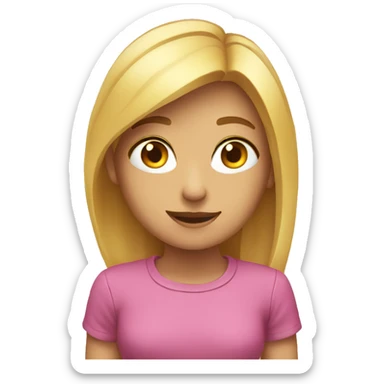 Cara mirando costado sticker