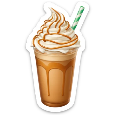 Caramel Frappuccino  sticker