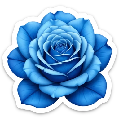 i need this type of blue flower  🌹  but the red prt should be blue sticker