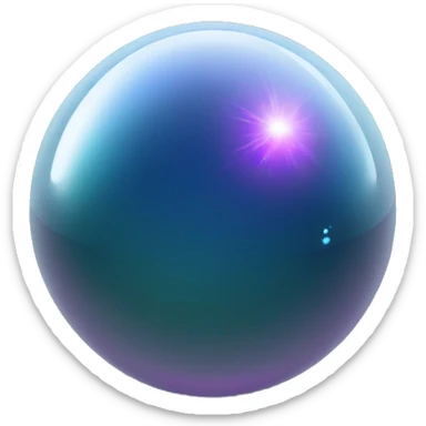 magic ball sticker