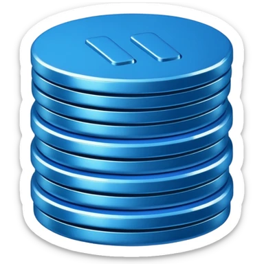 blue coins credit pack sticker