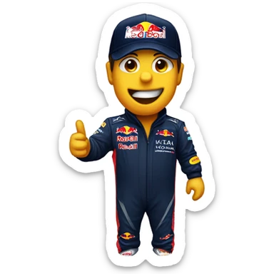Redbull f1 ca sticker